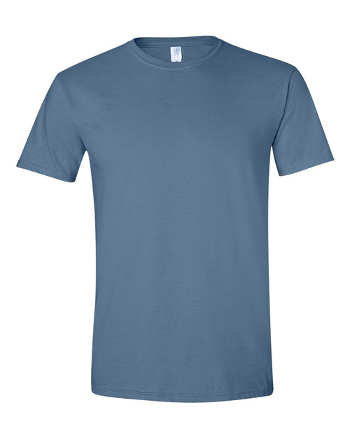 Unisex T-Shirt in Indigo Blue - flat front