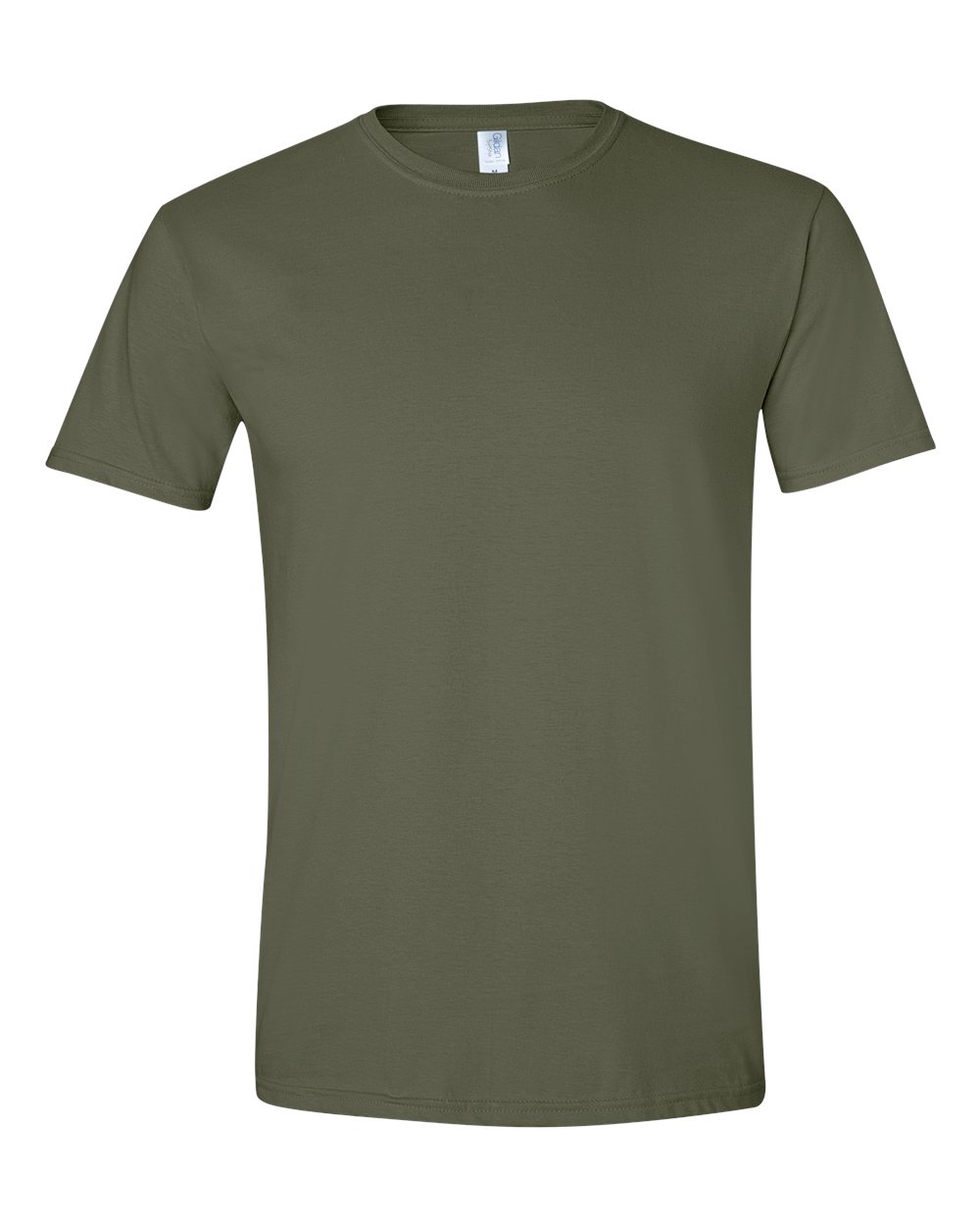 Unisex T-Shirt in Military Green - flat front