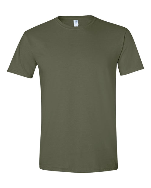 Unisex T-Shirt in Military Green - flat front