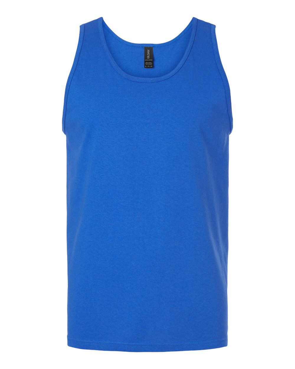 Unisex Tank Top in Royal - flat front