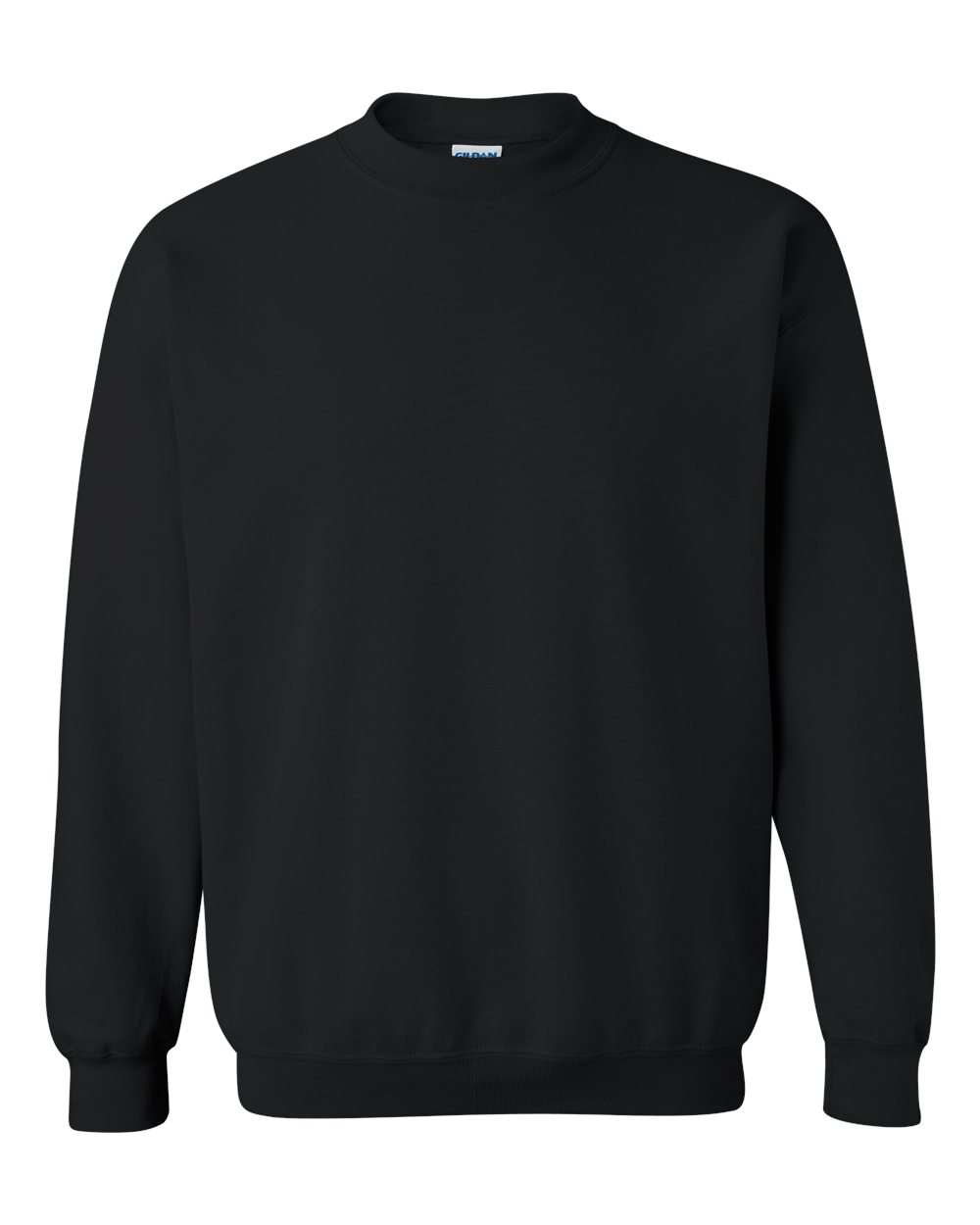 Unisex Heavy Blend™ Crewneck Sweatshirt in Black - flat front