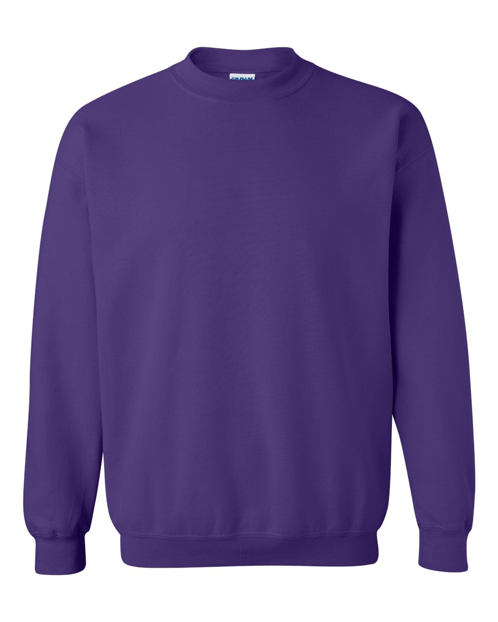 Unisex Heavy Blend™ Crewneck Sweatshirt in Purple - flat front