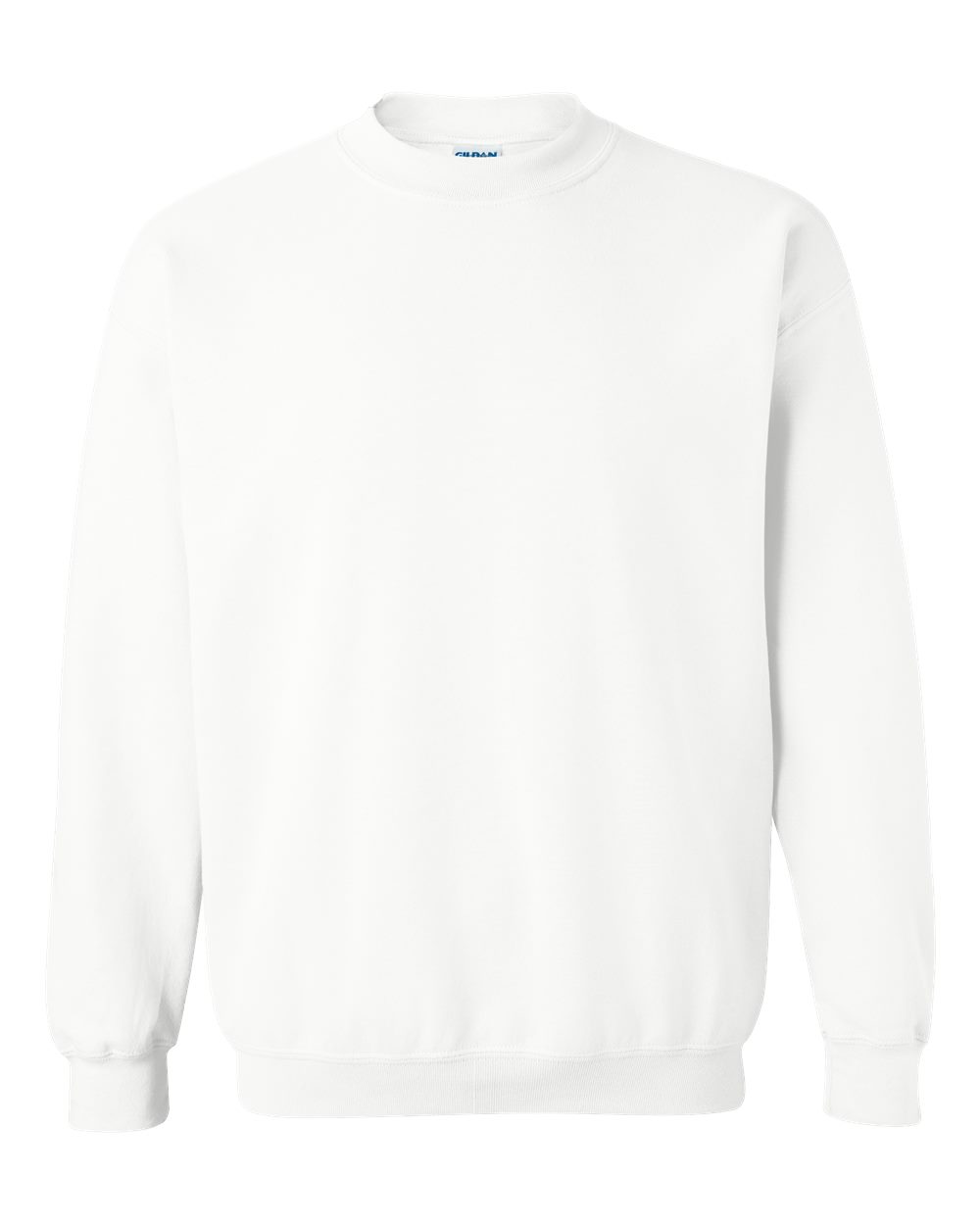 Unisex Heavy Blend™ Crewneck Sweatshirt in White - flat front