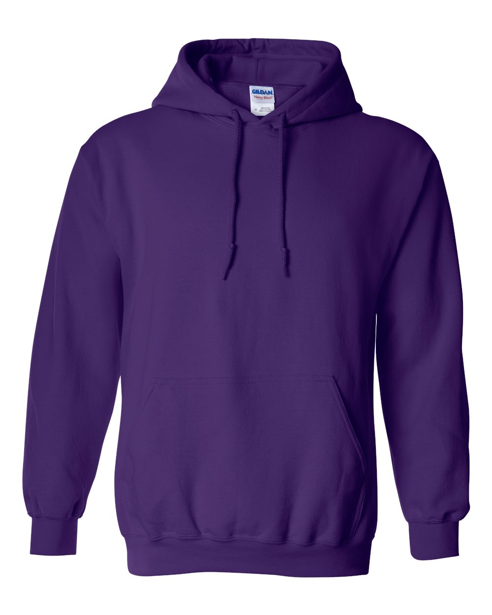 Unisex Heavy Blend™ Hooded Sweatshirt in Purple - flat front