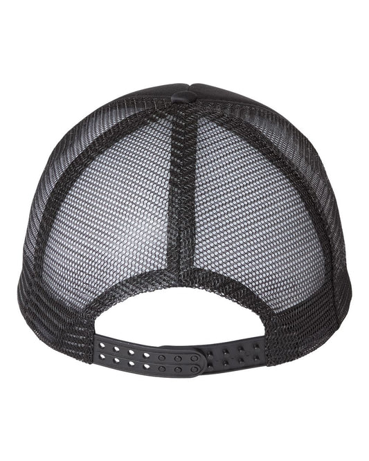 Foam Mesh-Back Trucker Cap flat back
