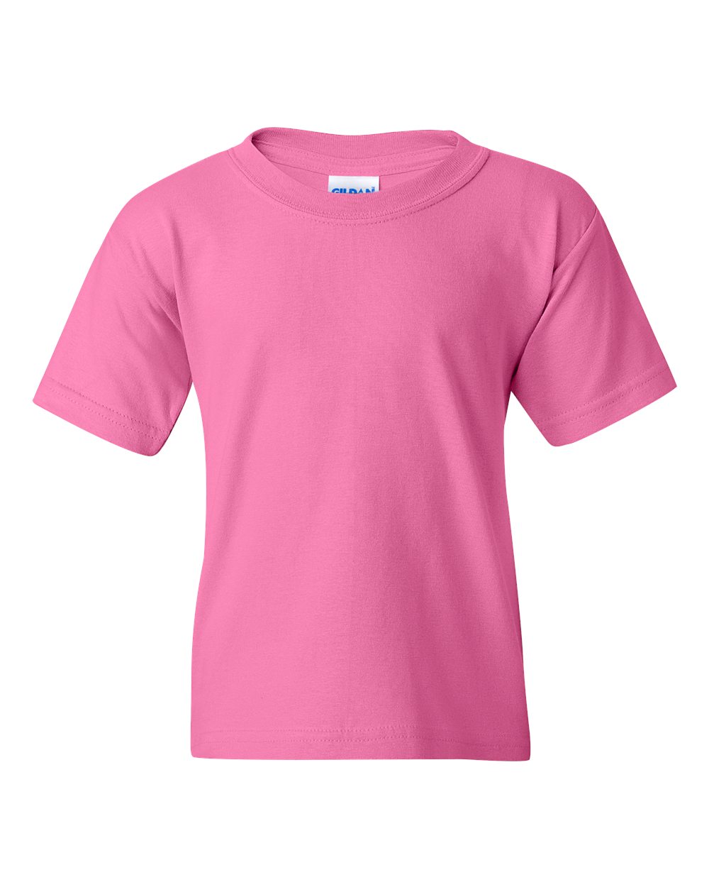 Youth T-Shirt in Azalea - flat front