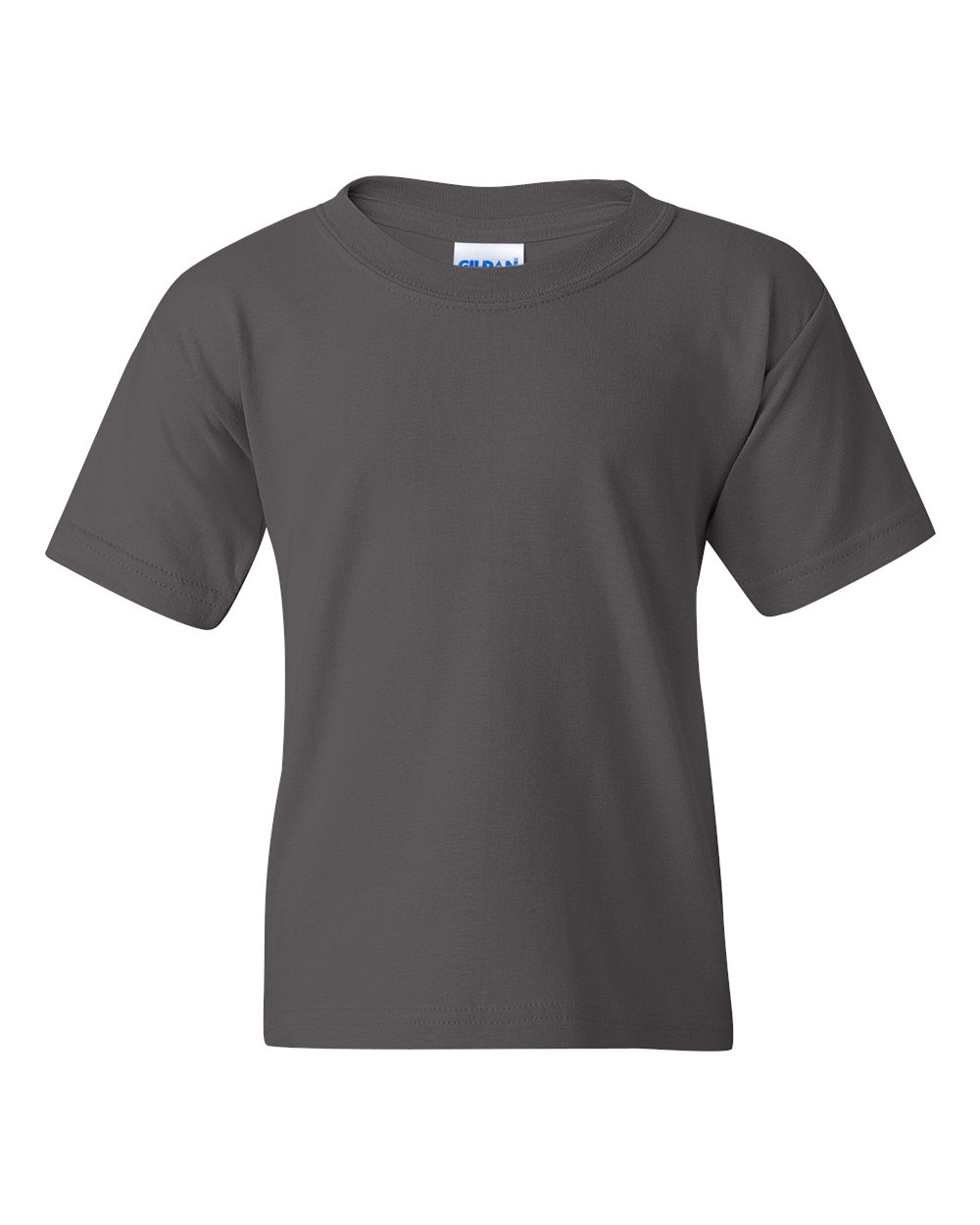 Youth T-Shirt in Charcoal - flat front