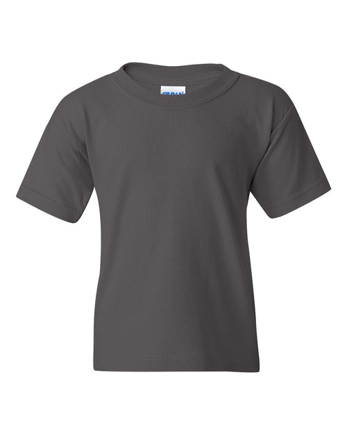 Youth T-Shirt in Charcoal - flat front