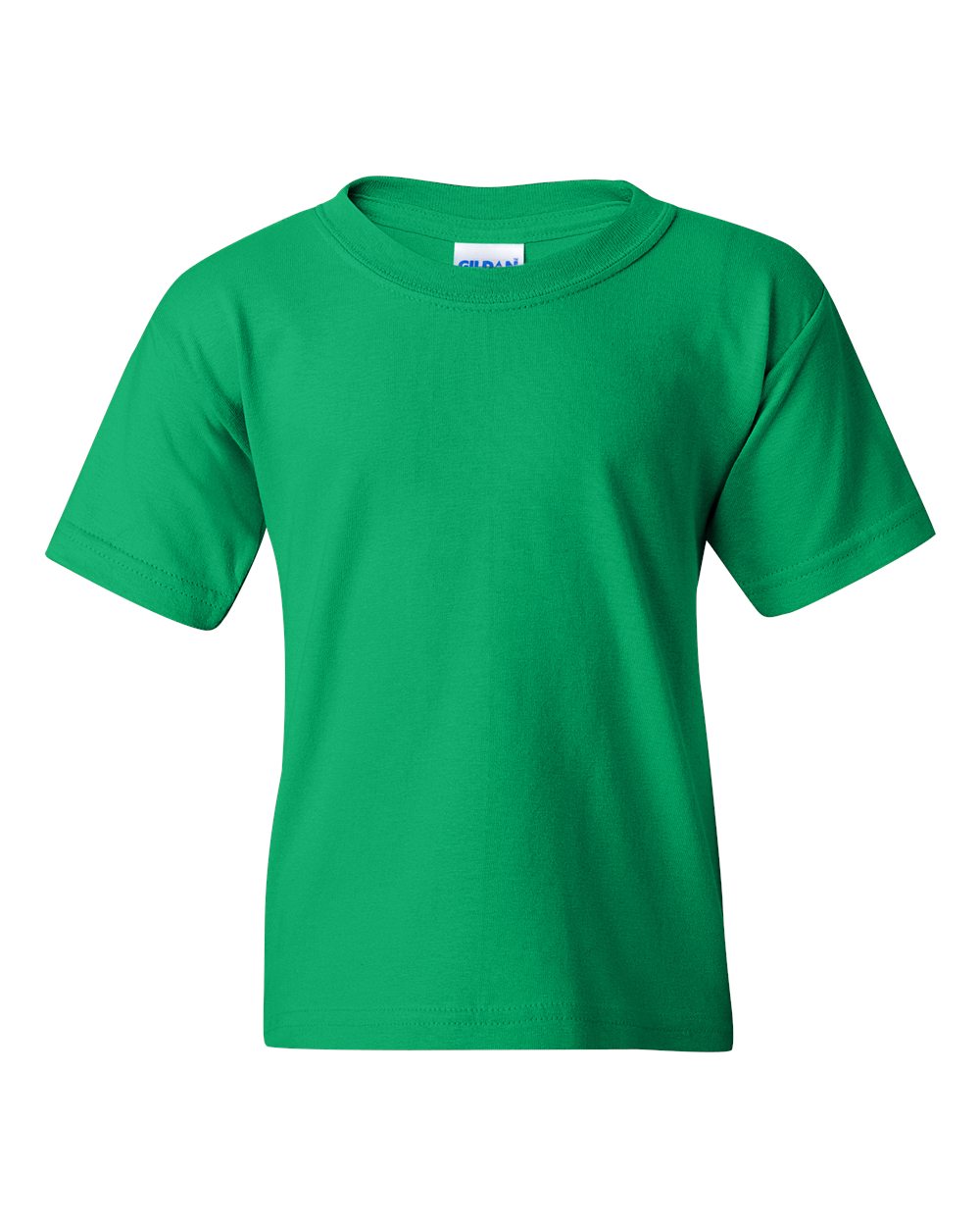 Youth T-Shirt in Irish Green - flat front