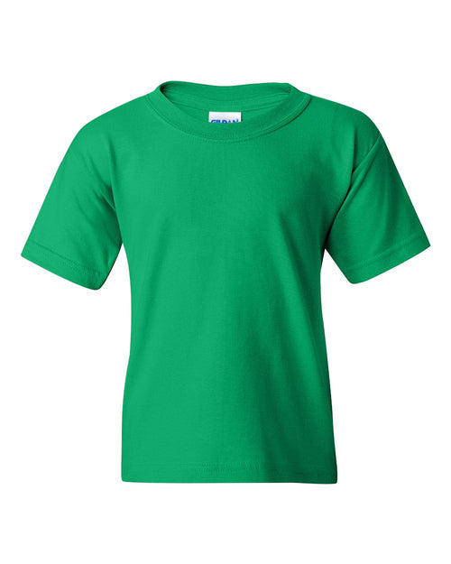 Youth T-Shirt in Irish Green - flat front