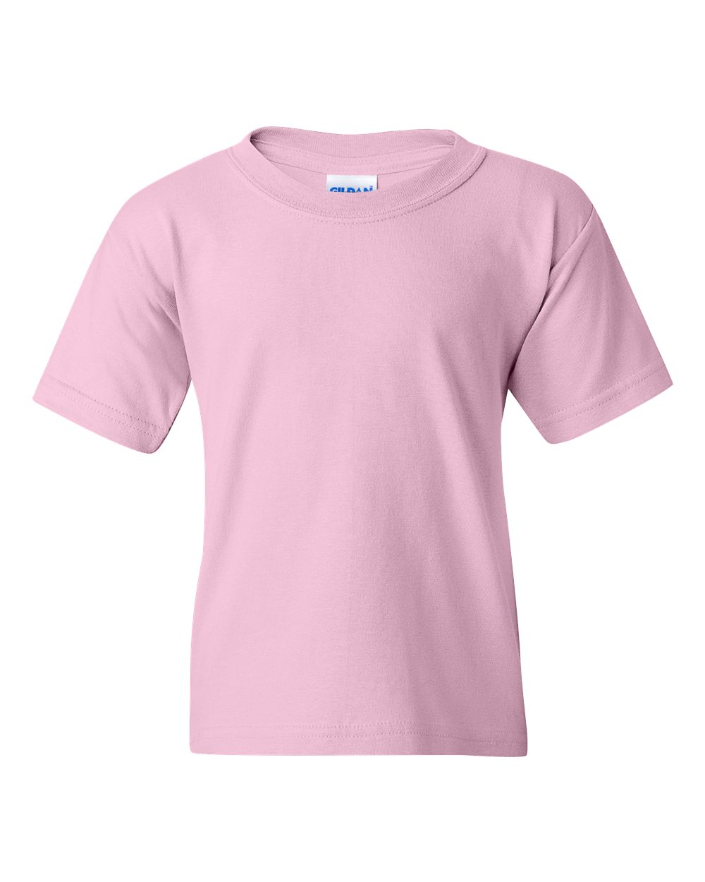 Youth T-Shirt in Light Pink - flat front