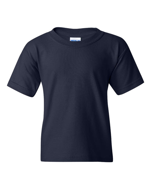Youth T-Shirt in Navy - flat front