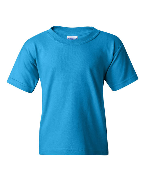 Youth T-Shirt in Sapphire - flat front