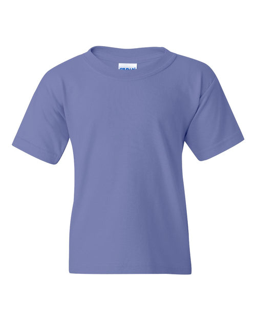 Youth T-Shirt in Violet - flat front