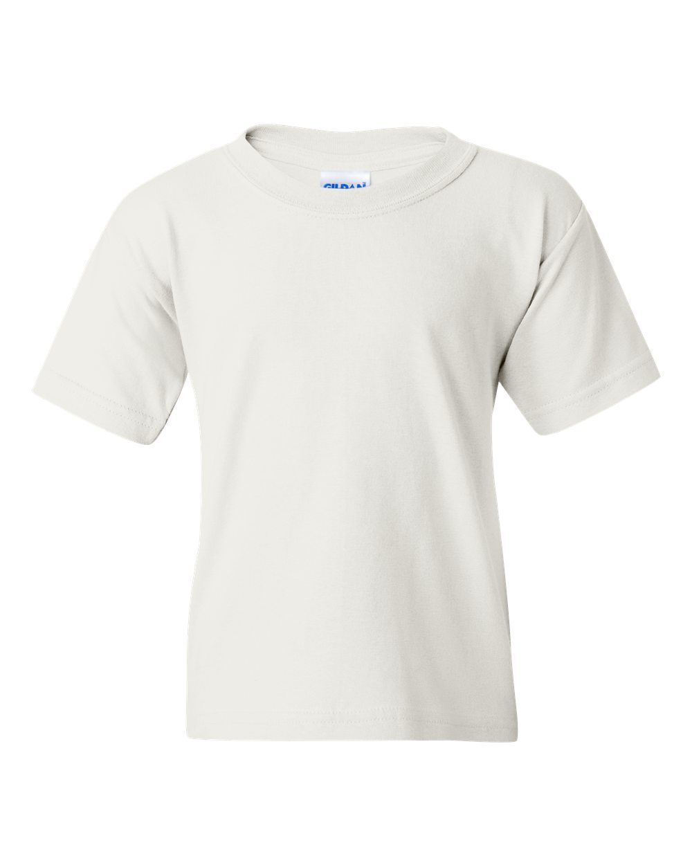 Youth T-Shirt in White - flat front