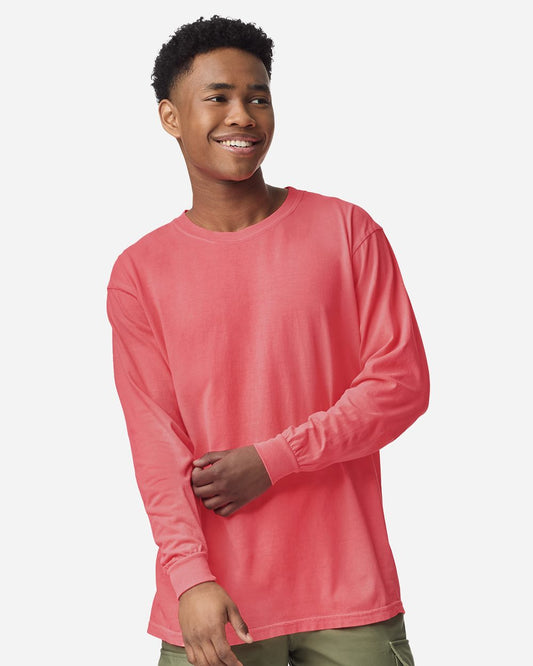 Unisex Long Sleeve T-Shirt | Garment-Dyed Heavyweight | 31 Colours