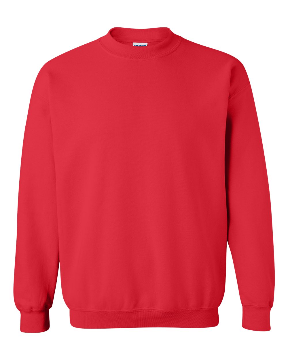 Unisex Heavy Blend™ Crewneck Sweatshirt in Red - flat front