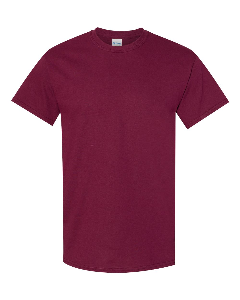 Youth T-Shirt in Maroon - flat front