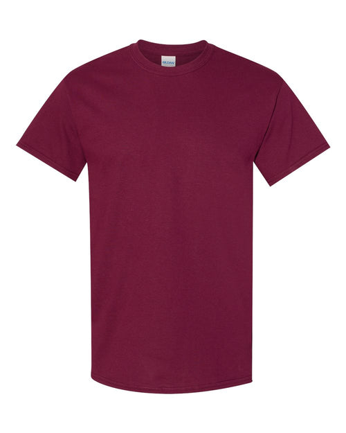 Youth T-Shirt in Maroon - flat front