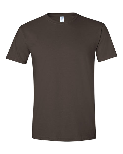 Unisex T-Shirt in Dark Chocolate - flat front