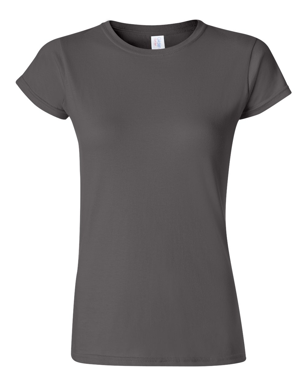 Women's T-Shirt in Charcoal - flat front