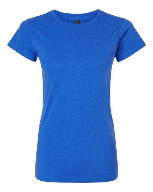 Women's T-Shirt in Royal - flat front