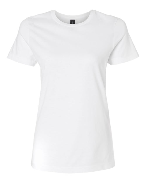 Women's T-Shirt in White - flat front