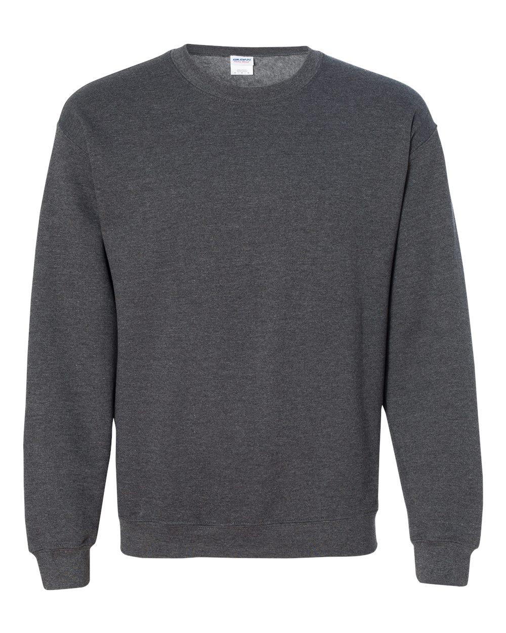 Unisex Heavy Blend™ Crewneck Sweatshirt in Dark Heather - flat front