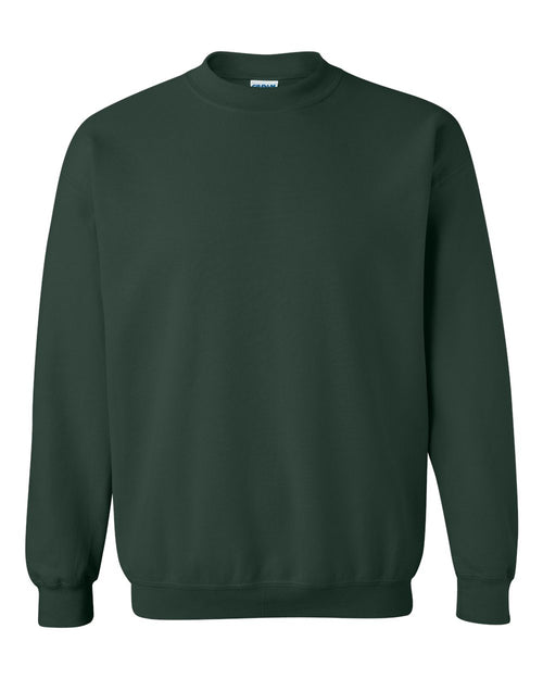 Unisex Heavy Blend™ Crewneck Sweatshirt in Forest - flat front
