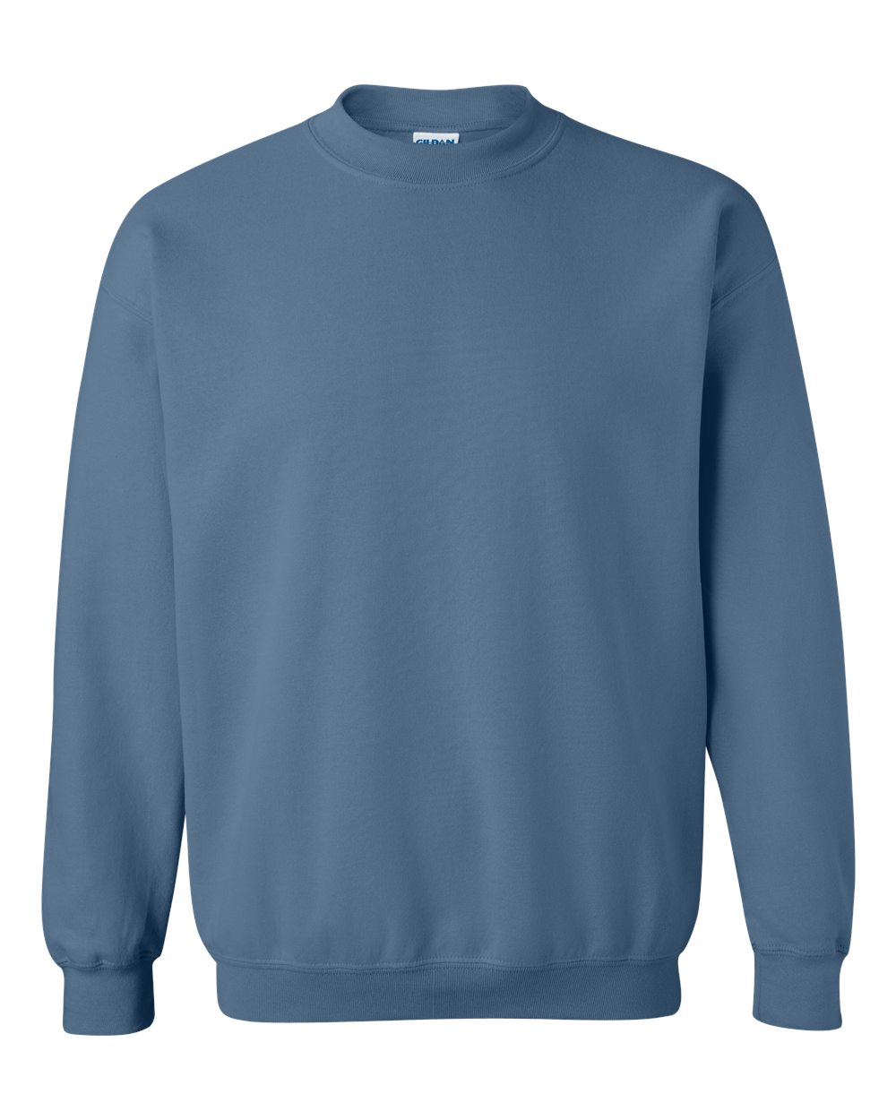 Unisex Heavy Blend™ Crewneck Sweatshirt in Indigo Blue - flat front