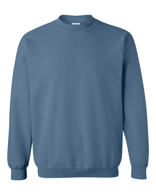 Unisex Heavy Blend™ Crewneck Sweatshirt in Indigo Blue - flat front