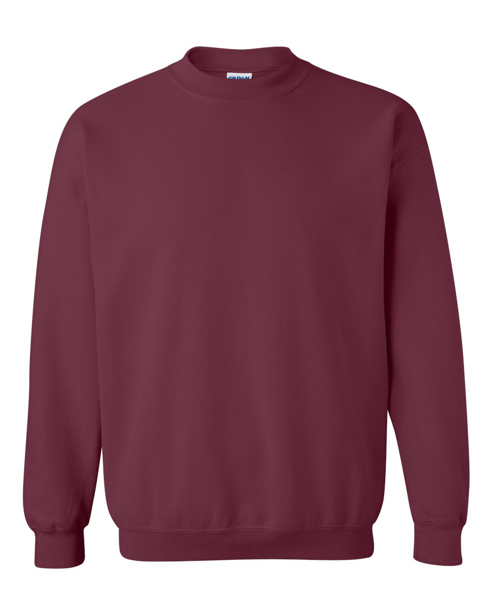 Unisex Heavy Blend™ Crewneck Sweatshirt in Maroon - flat front