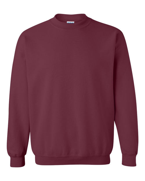 Unisex Heavy Blend™ Crewneck Sweatshirt in Maroon - flat front