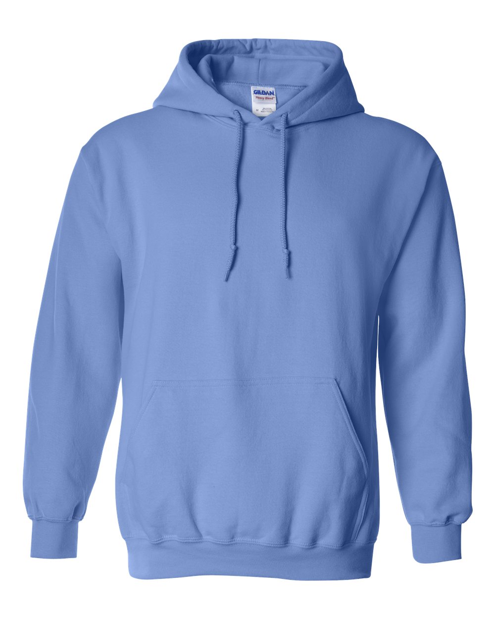 Unisex Heavy Blend™ Hooded Sweatshirt in Carolina Blue - flat front