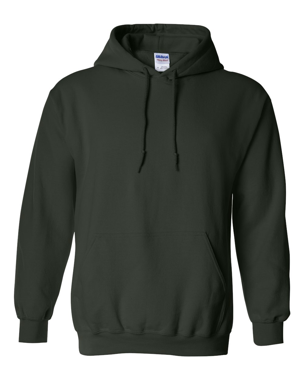 Unisex Heavy Blend™ Hooded Sweatshirt in Forest - flat front
