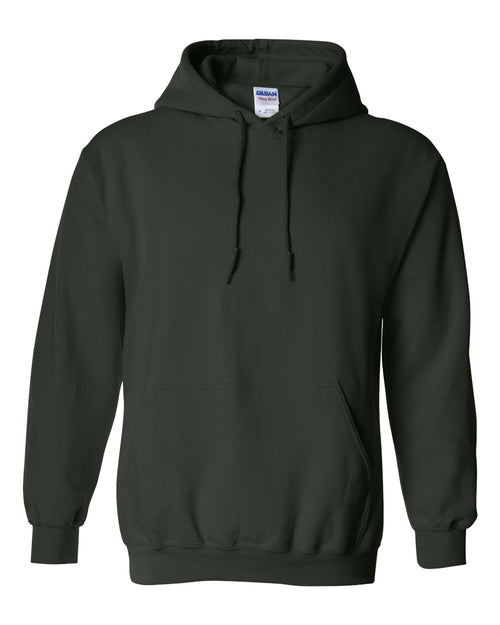 Unisex Heavy Blend™ Hooded Sweatshirt in Forest - flat front