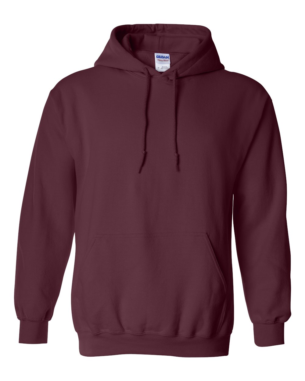 Unisex Heavy Blend™ Hooded Sweatshirt in Maroon - flat front