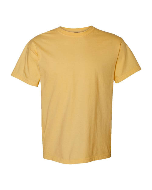 Unisex T-Shirt in Mustard - flat front