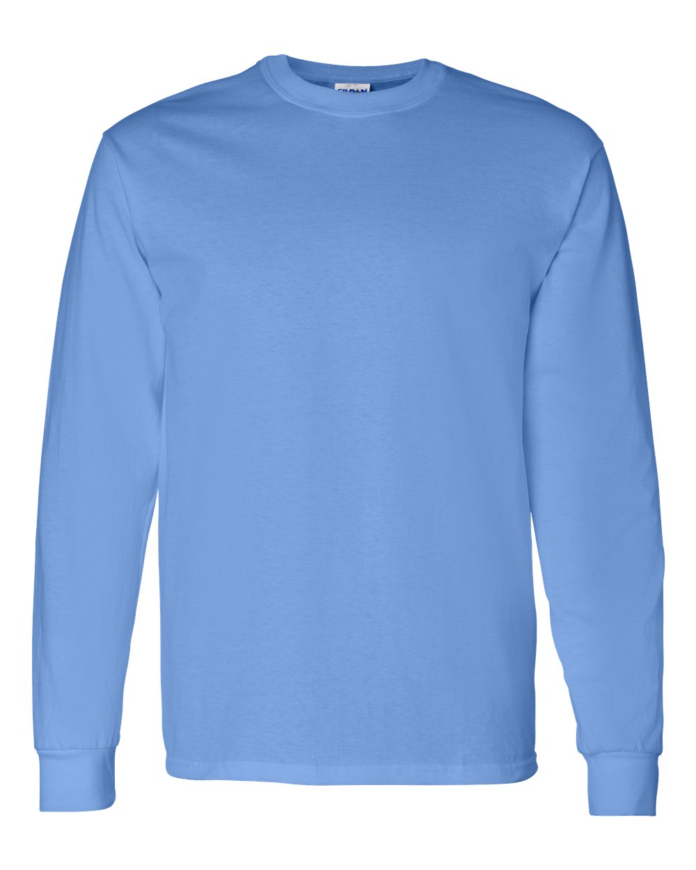 Unisex Long Sleeve T-Shirt in Carolina Blue - flat front
