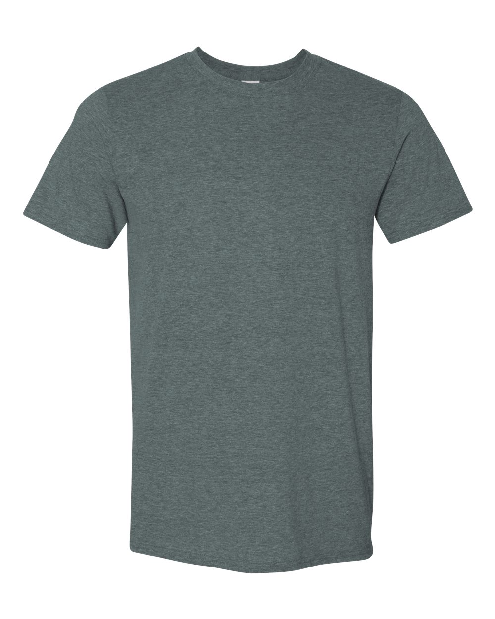 Unisex T-Shirt in Dark Heather - flat front