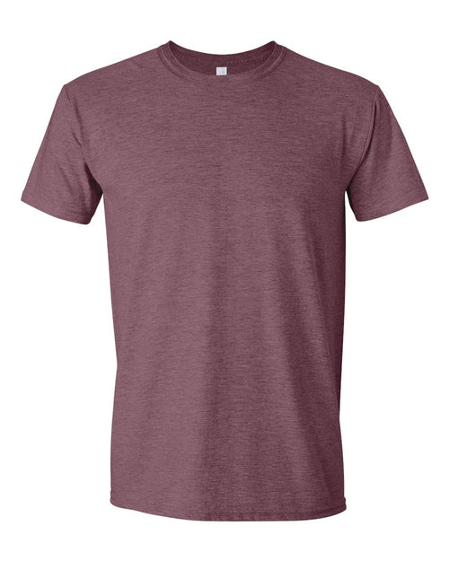 Unisex T-Shirt in Heather Maroon - flat front