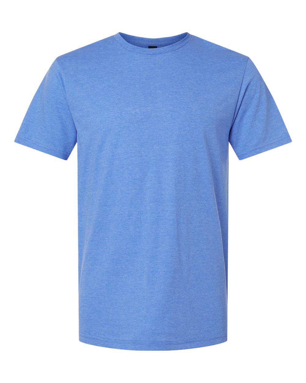 Unisex T-Shirt in Heather Royal - flat front
