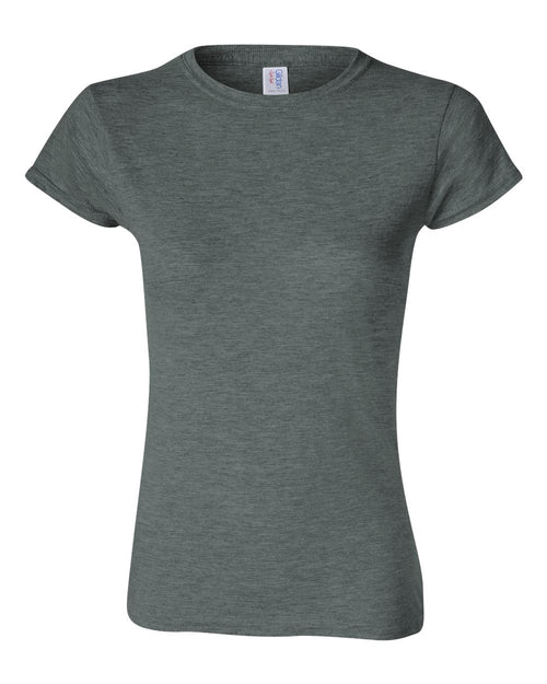 Women's T-Shirt in Dark Heather - flat front