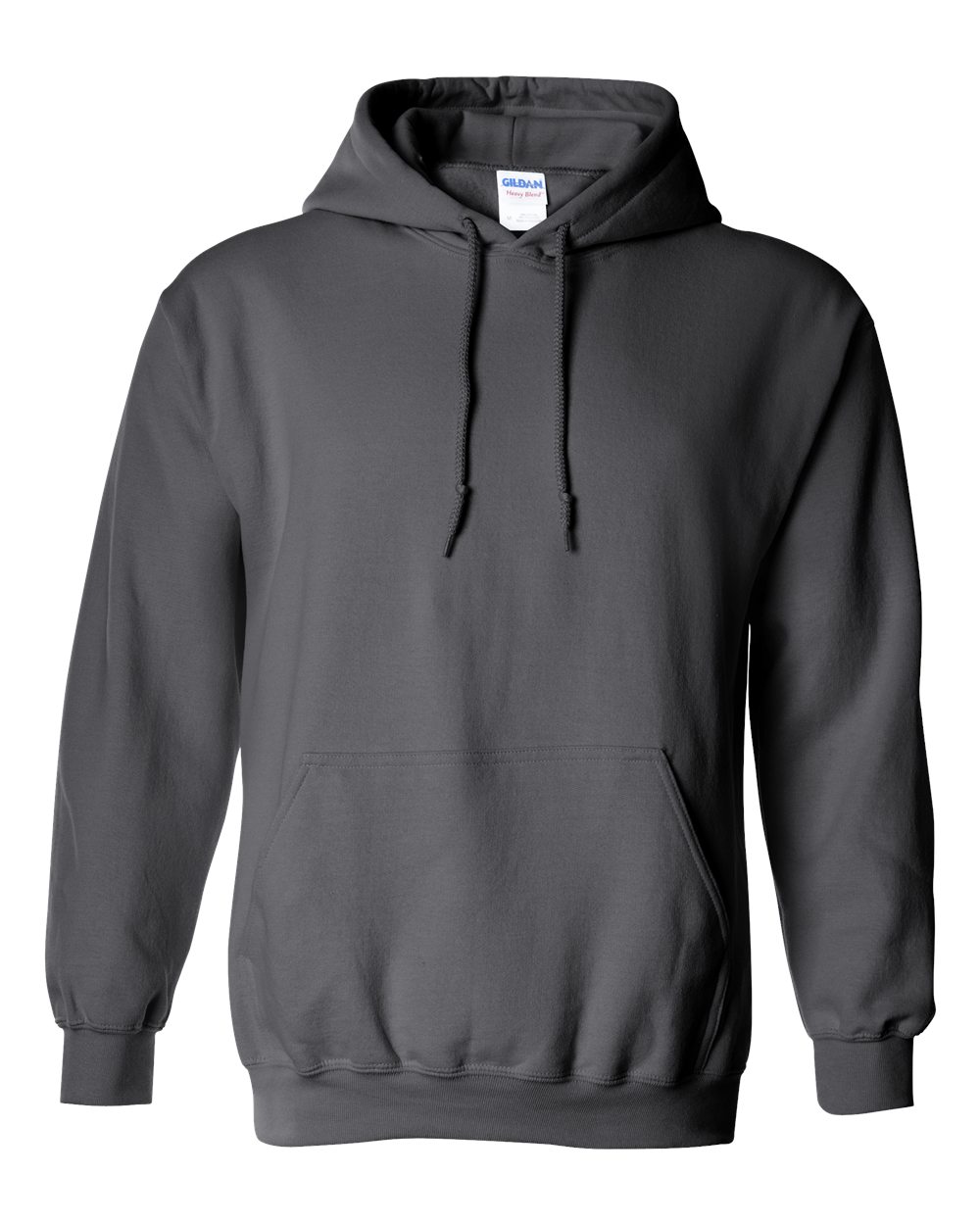Unisex Heavy Blend™ Hooded Sweatshirt in Charcoal - flat front