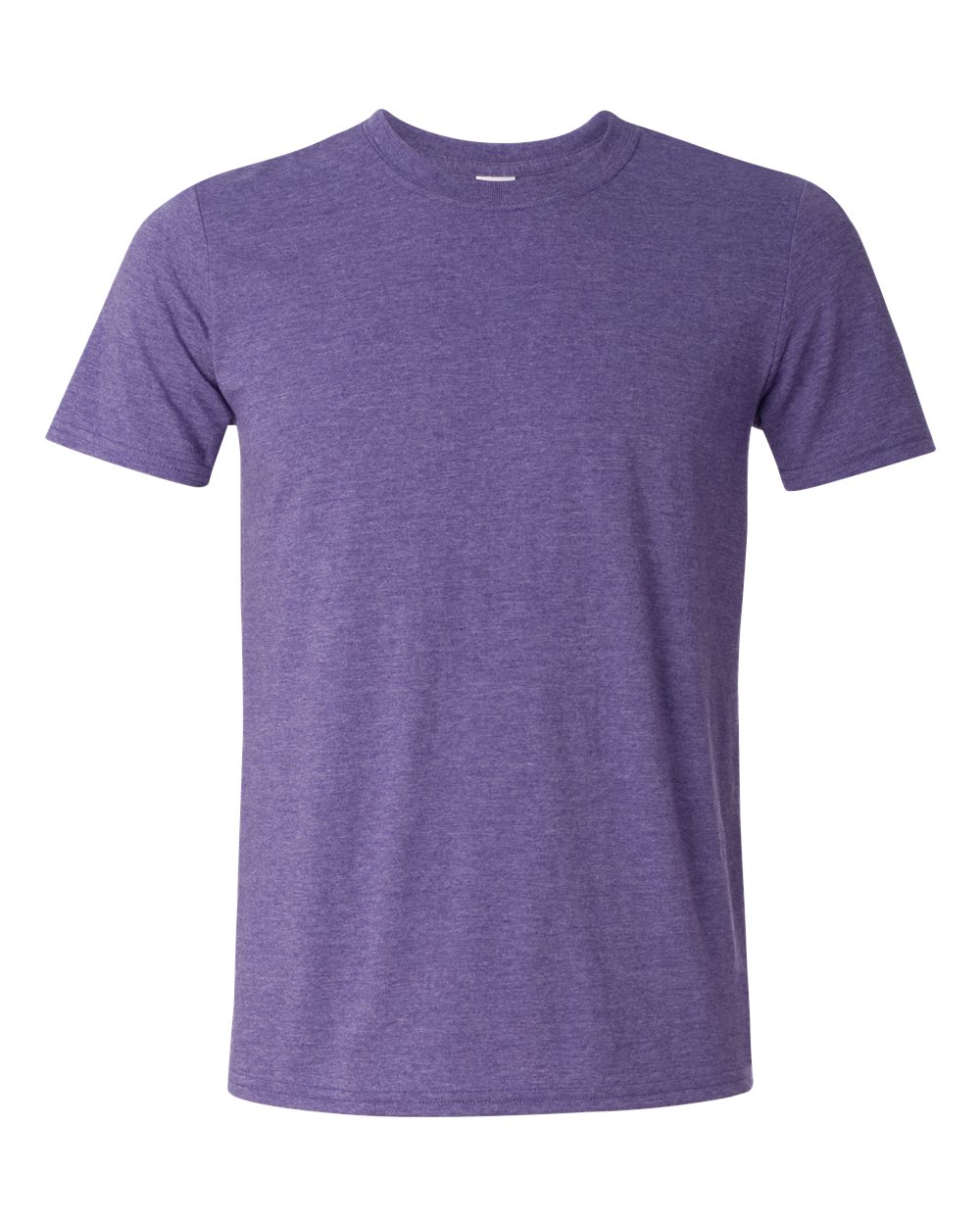 Unisex T-Shirt in Heather Purple - flat front