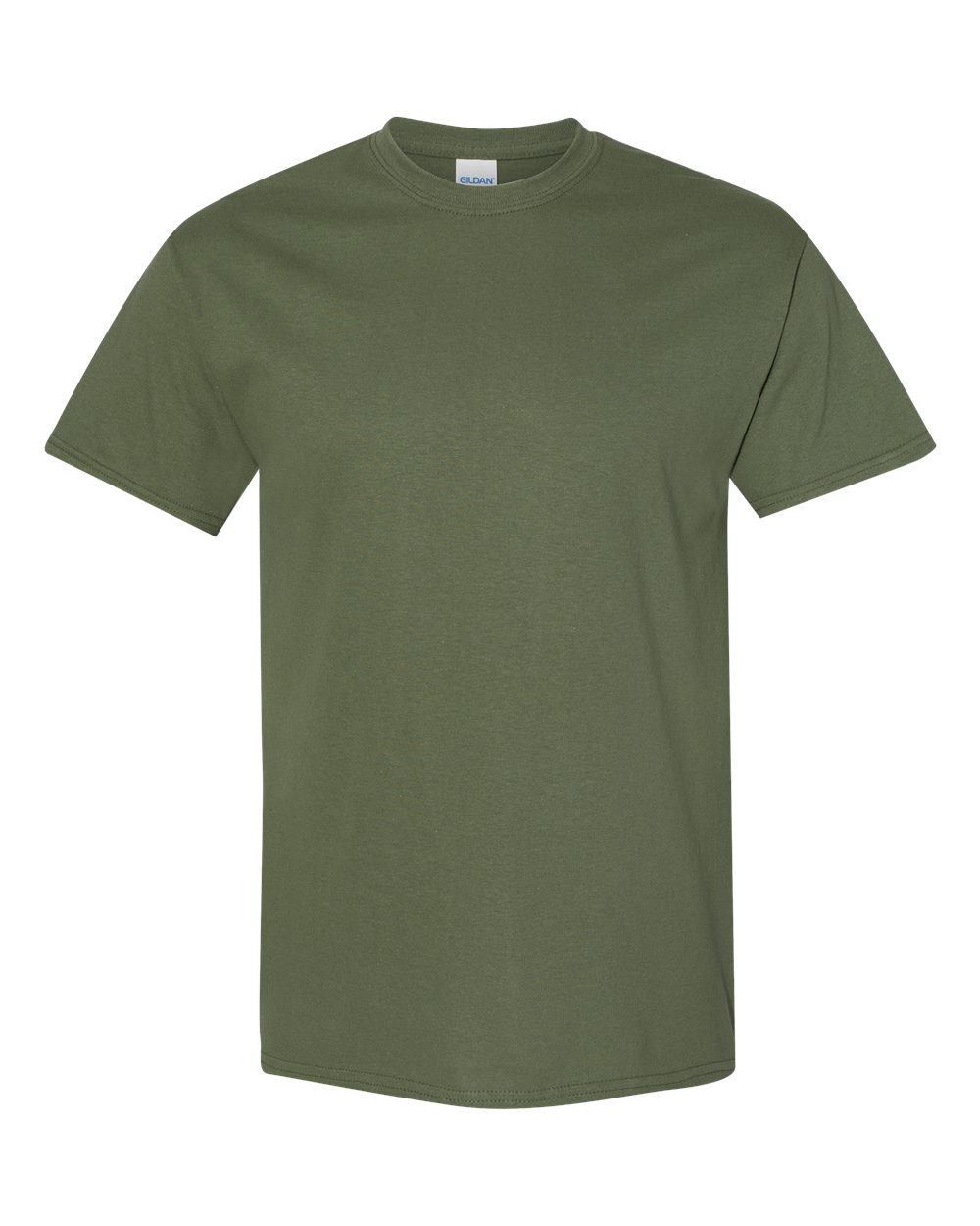Youth T-Shirt in Military Green - flat front