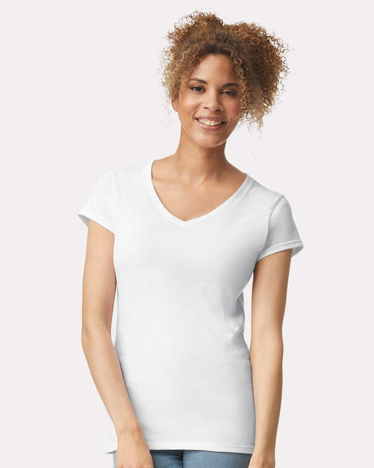 Women's Softstyle® V-Neck T-Shirt | 5 Colours