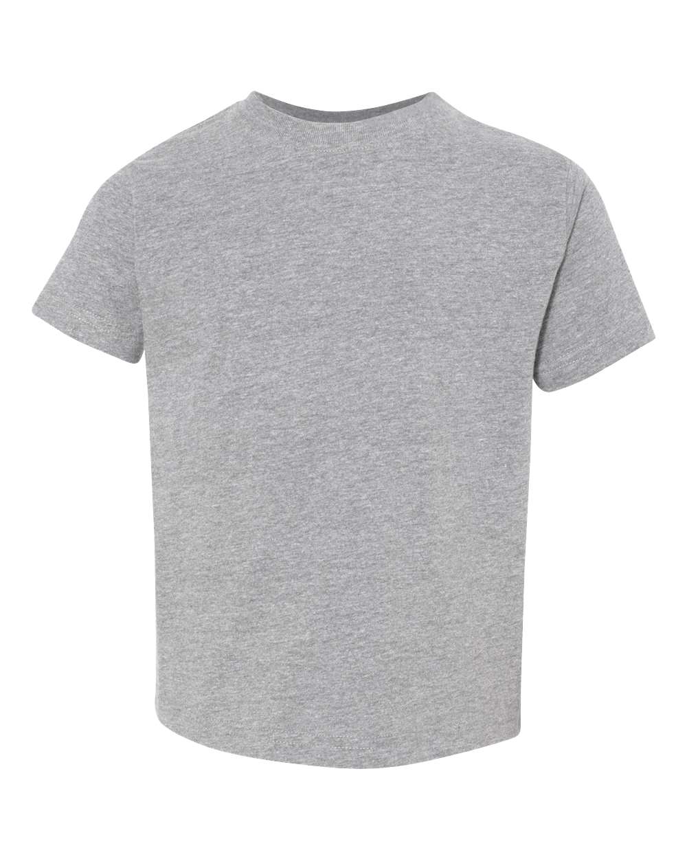 Toddler Fine Jersey Tee in Heather - flat front