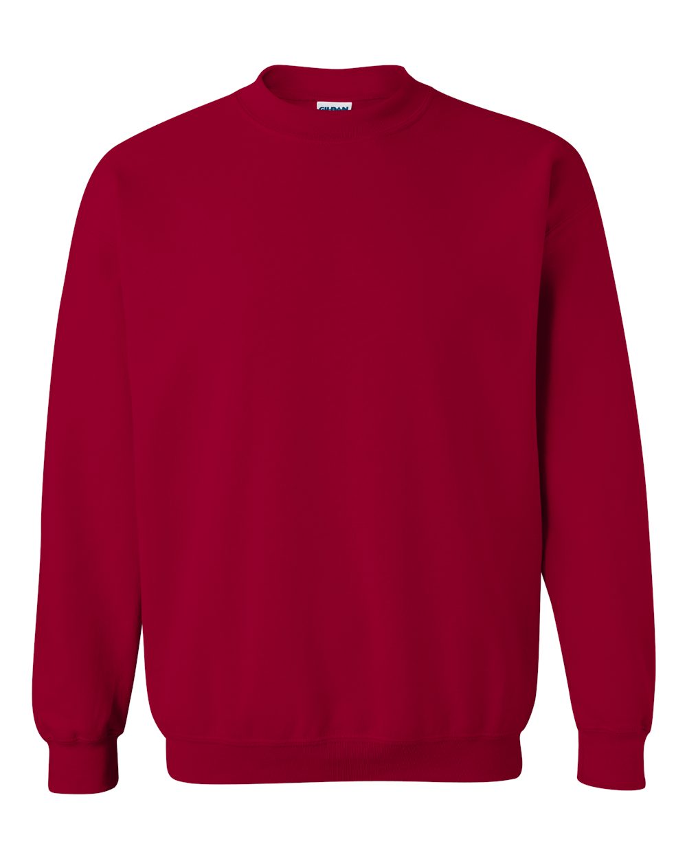 Unisex Heavy Blend™ Crewneck Sweatshirt in Cardinal Red - flat front