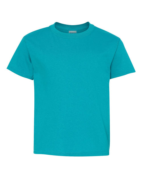 Youth T-Shirt in Tropical Blue - flat front
